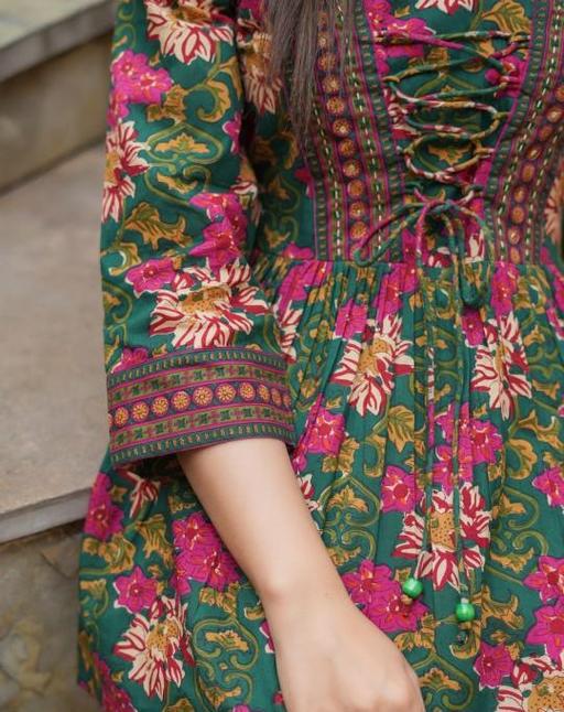 The Heritage Print Short Kurti