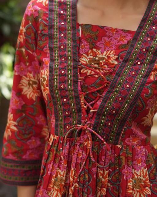 The Heritage Print Short Kurti