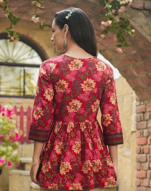 The Heritage Print Short Kurti