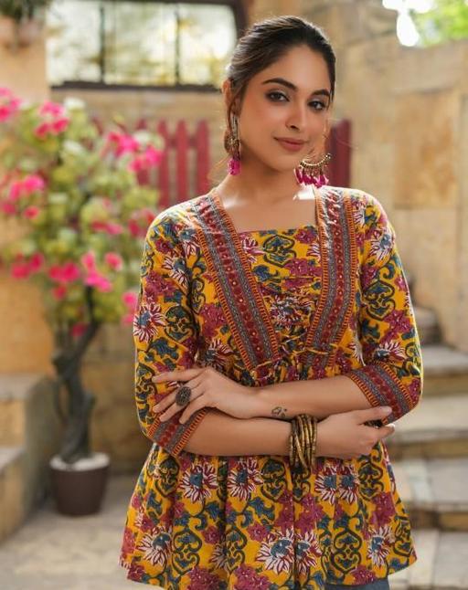 The Heritage Print Short Kurti